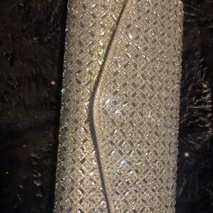 Sparkling Silver Clutch